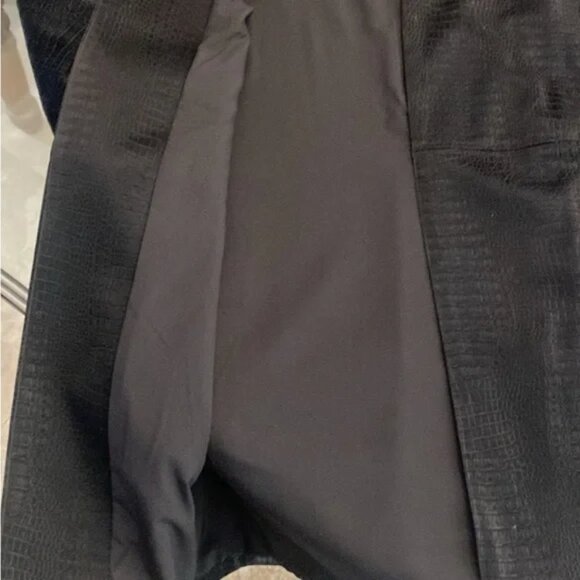 NWOT Chico’s Faux Snakeskin Leather Jacket Women’s Textured Blazer - Picture 7 of 13